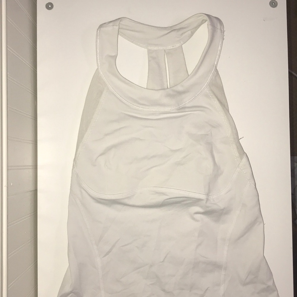 LULULEMON WHITE TANK TOP